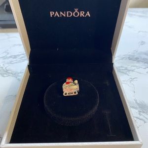 PANDORA Santa Rocketship Charm 925Silver
